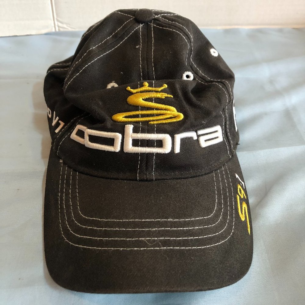 Cobra Footjoy S91 Black Baseball Cap Hat #F27
